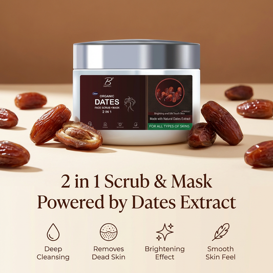 Dates Face Scrub + Mask | 2 in 1