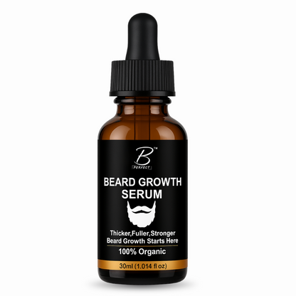 organic beard growth serum
