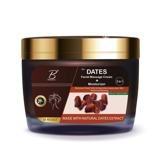 Date facial massage cream + moisturizer