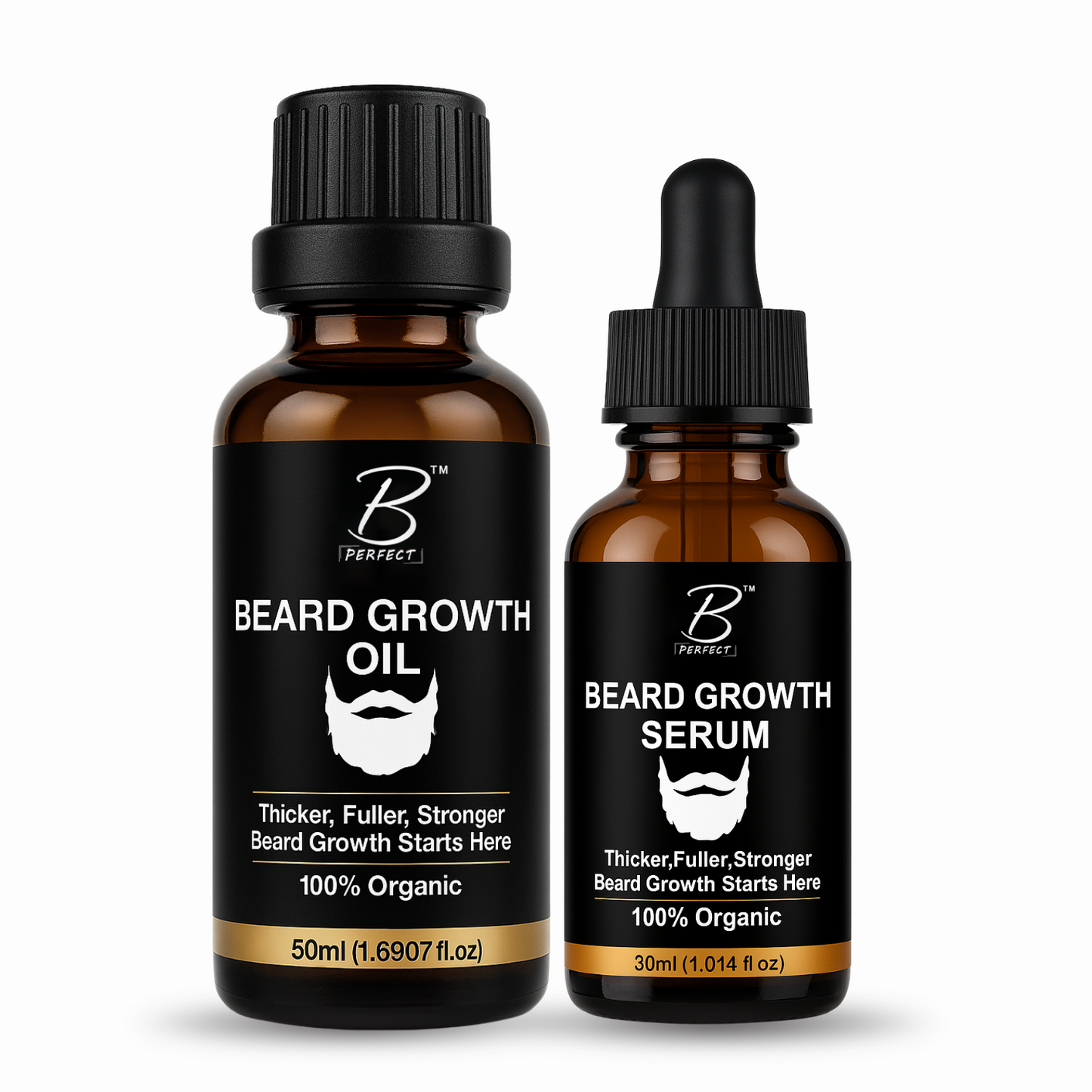 organic beard growth line