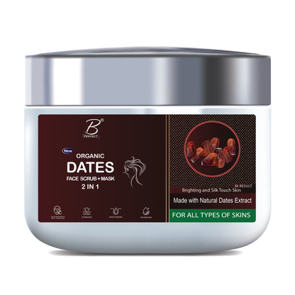 Dates Face Scrub + Mask | 2 in 1